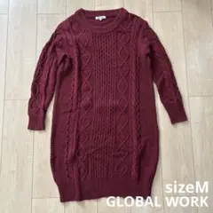 グローバルワーク ひざ丈ワンピース