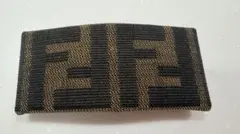 美品 FENDI ズッカ柄 ヘアクリップ バレッタフェンディのサムネイル