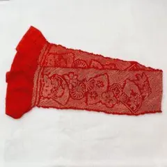 七五三　7歳　帯揚げ　赤