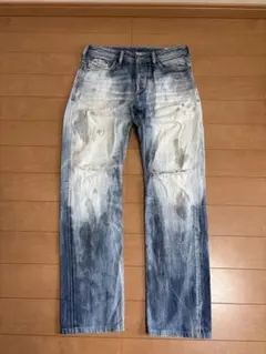 DIESEL archiveデニム　ダメージ　ストレート　y2k