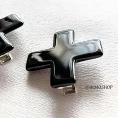 【2個セット】ヘアクリップ ばってん印 バツ印 ×印 クロス 十字架