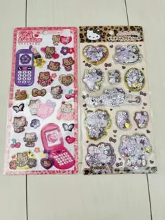 キティ♡平成はっぴーフォン♡シール♡2枚セット♡ハローキティ