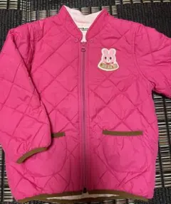 HOT BISCUITS ピンクジャケット ウサギデザイン 100