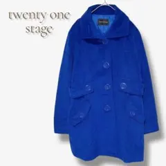 twenty one stage ロイヤルブルー コート M アウター 上品 青