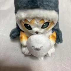 mofusand モフサンドにゃんこが見守るデスクトップひっかけぬいぐるみ