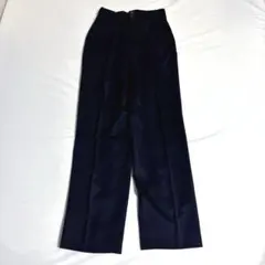 ROPE ネイビー　ワイドパンツ　スラックス　センタープレス　きれいめ　TALL