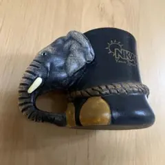 NKAR 象の形 お土産　マグカップ　ペン立て　スリランカ製