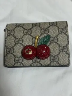 GUCCI GGスプリーム チェリー 二つ折り財布のサムネイル