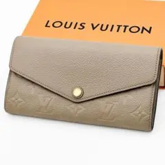 【美品 IC搭載 箱付】ヴィトン アンプラント サラ 長財布 トゥルトレール