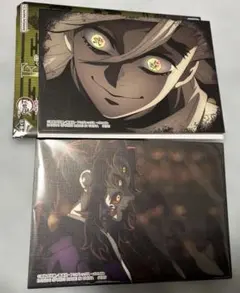 鬼滅の刃　一番くじ　柱稽古　E賞キャンバス風ボード　2点　童磨　黒死牟