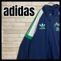 adidas ノートルダム ファイティングアイリッシュ トラックジャケット 刺繍