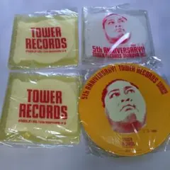 TOWER RECORDS CDケース(ソフト)タワーレコード　4点セット