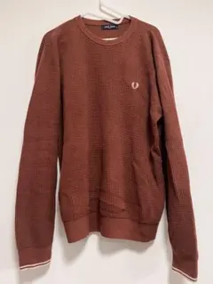 FRED PERRY ワッフル編み セーター Mのサムネイル