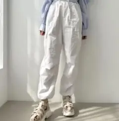 OLIVE des OLIVE カーゴパンツ ホワイト