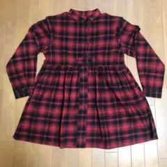 ☆美品！チェック/ワンピース/レッド×ブラック☆