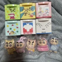 クレヨンしんちゃん　きぐるみ〜ず　シークレット込み　5点　キューケースセット