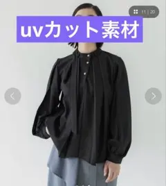 タックボリュームブラウス ウォッシャブル/UVカット united tokyoのサムネイル