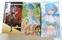 Re :ゼロから始める異世界生活 レム フィギュア3体まとめ売り⚠️商品説明必読