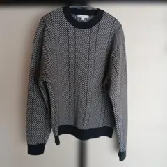 美品ユニクロJW ANDERSON ヘリンボーンニットセーターMサイズ