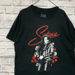 セレーナ　ユーロ古着ヴィンテージTシャツ！ブラック半袖L 0507のサムネイル