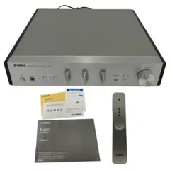 YAMAHAプリメインアンプ A-S501 シルバー 純正リモコン付 通電確認済 値下げ】YAMAHAプリメインアンプ A-S501 純正リモコン付 通電確認済