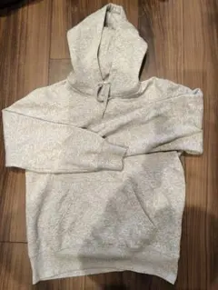 GU  レディース M グレー フード付きパーカー