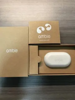 ambie ワイヤレスイヤフォン AM-TW01/CC Mist Sky 耳をふさがない“ながら聴き”イヤホンambie AM-TW01 12月発売の限定