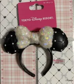 ディズニー カチューシャ キーホルダー キーチェーン ミニーちゃん