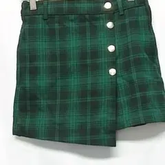 jouetie ジュエティ タグ付き チェック柄 ショートパンツ 緑 L2605のサムネイル