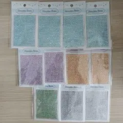 【まとめ売り】ライトストーンシール11枚セット