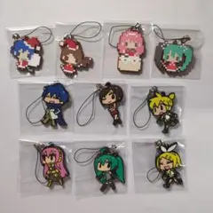 F賞 ラバーストラップセット VOCALOID ボカロ くじ 10点セット