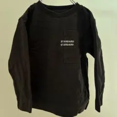 ARCH&LINE 長袖Tシャツ ブラック 95