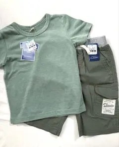新品**西松屋　110cm Tシャツ半ズボン2点セット
