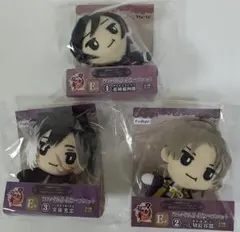 フリューくじ 刀剣乱舞 E賞 ぬいぐるみまめマスコット 全3種セット