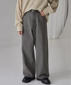 ヴィンテージメイクバギーセミワイドデニムパンツ