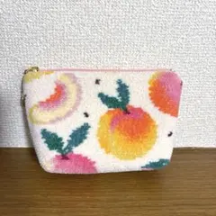 ［未使用]loverary　by　feiler　ピーチドット　ポーチ　もも