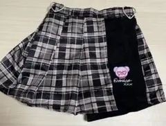 Ecomeco ハーフパンツ チェック柄 ハートバックル