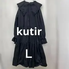 美品✨Estela.K エステラケイ レース ピンタック ロングワンピース 黒 