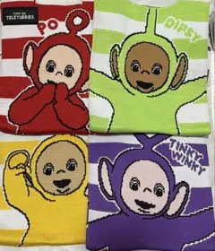 ①①テレタビーズ　ニットトートバッグ　全4種セット　ラウンドワン限定