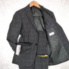 オリヒカ【サイズ S】スーツ　セットアップ　ウィンドペンチェック　グレー
