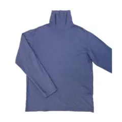 Lサイズ タートルネック 長袖 カットソー メンズ