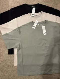 【新品】ユニクロU エアリズムコットン オーバーサイズ Tシャツ 3枚 4XL