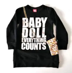 【BABYDOLL】だまし絵プリント♡トレーナー（110）