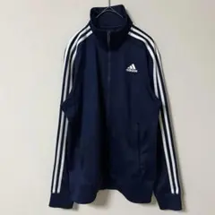 adidas ネイビー ジャージ 3本ライン
