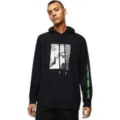 DIESEL ジャスト J4 フーディー ブラック SIZE：L■0723F②