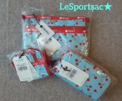 LeSportsac レスポートサック 神崎恵 ポーチ チェリーソーダキルト