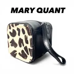 MARY QUANT】ミニポーチ レオパード