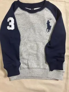 ポロシャツスタイル トレーナー 3の刺繍