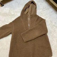 H&M フリースジャケット M ブラウン