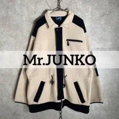 90sヴィンテージ tech ジップフリースギミックジャケット エルボーパッチ